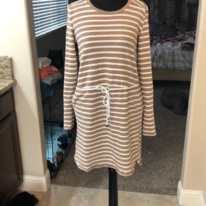 Sweater material dress